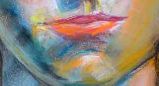 Pastel portrait of Waverly by William Logan, 2013
